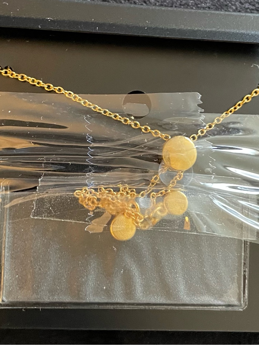 Coach Gold-Tone Necklace with Red Apple Necklace - Picture 2 of 3